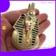 Custom 10K Gold Pharaoh Pendant with Lab Diamonds - Hip Hop Gold Pendants 1