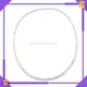Personalizzazione Collana di tennis in oro bianco in oro bianco 1