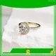 Anello Halo Diamond Custom Lab 18k - Gioielli Messi 1