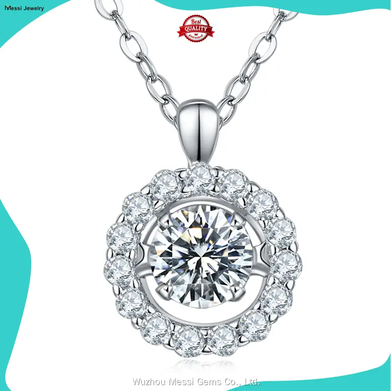 925 Sterling Silver Moissanite Tennis Chain - GRA Certified 1