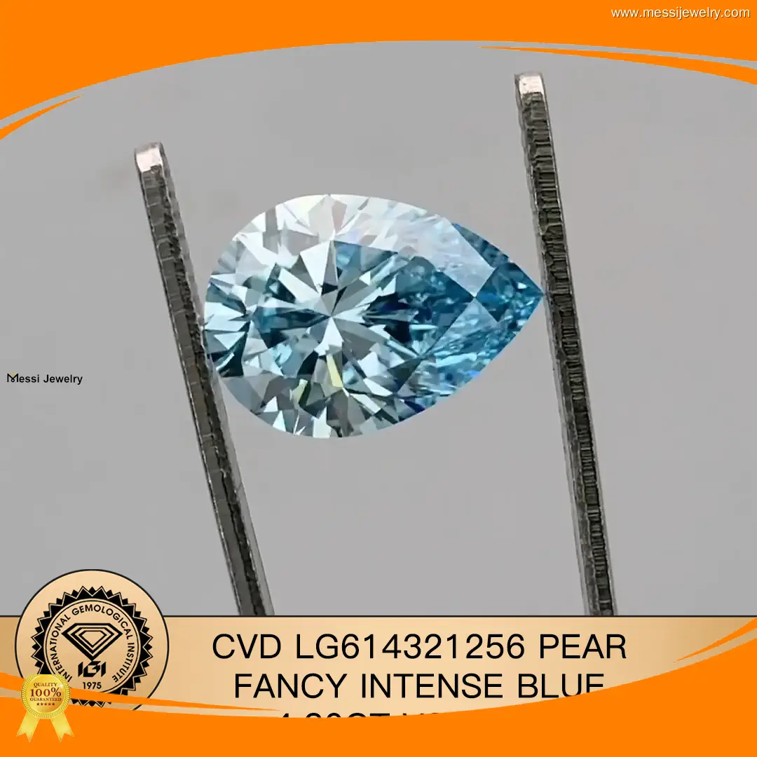 5.07CT Oval Lab Grown Diamond - IGI Certified, Customizable - Messi Jewelry 1