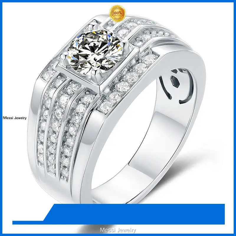 Men's Moissanite Rings – GRA Certified, Wholesale Available 1