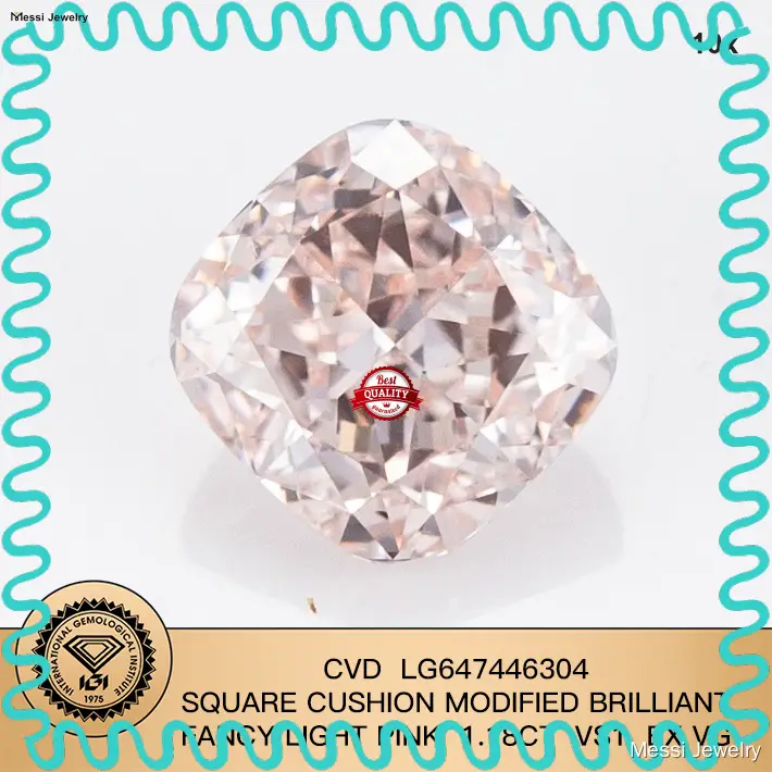 1.18CT Light Pink Cushion Cut Lab Grown Diamond - IGI Certified 1