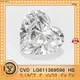 Messi Jewelry Lab Grown Diamond Heart 5.19CT - F VVS2 Catalog #LG611369596 1