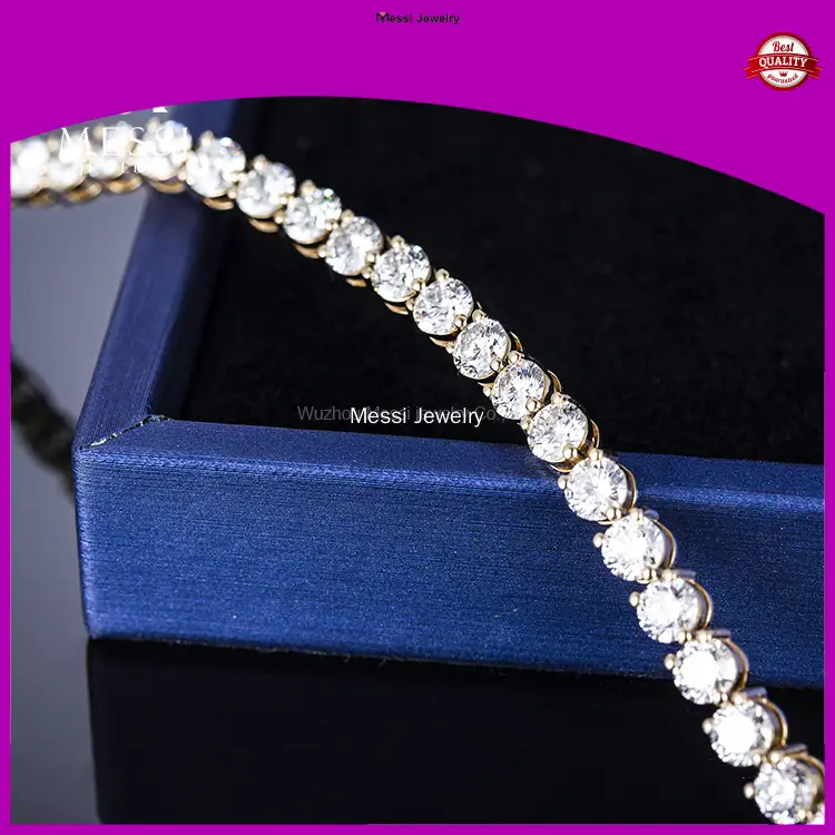 Advanced Technology Messi Jewelry Tennis Bracelet - Stunning Lab Grown Diamond 10K 14K 18K Gold - Fine Jewelry Performance 1