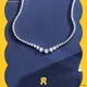 18K Gradual Change Lab Diamond Tennis Bracelet - Messi Jewelry 1