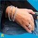 Messi Jewelry Moissanite Tennis Set in Gold/Silver 1