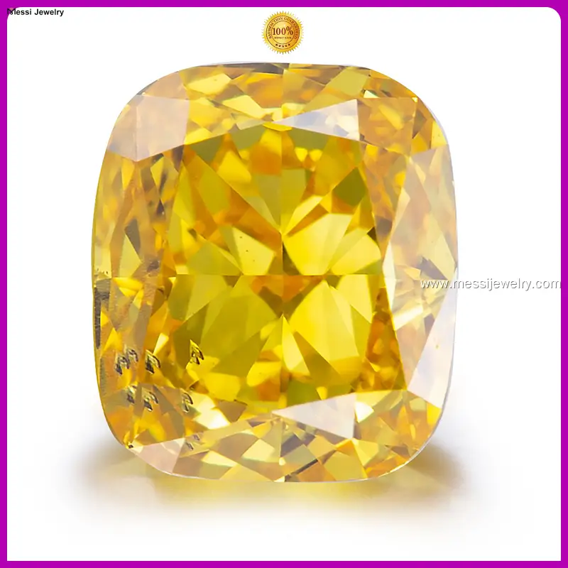 2ct Lab Grown Diamond - Customizable Yellow Cushion Cut 1