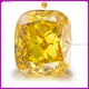 2ct Lab Grown Diamond - Customizable Yellow Cushion Cut 1
