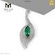 Messi Jewelry Luxury Emerald Gemstone Pendant 1