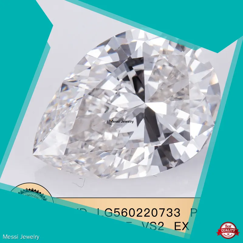 5.00CT Pear Lab Diamond - Customizable High-End Jewelry 1