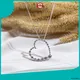 Customize Heart Shape 18K Gold Lab Diamond Necklace 1