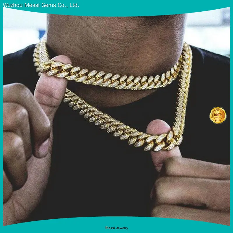 High-Tech 925 Silver Hiphop Miami Style Cuban Necklace 1