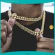 High-Tech 925 Silver Hiphop Miami Style Cuban Necklace 1