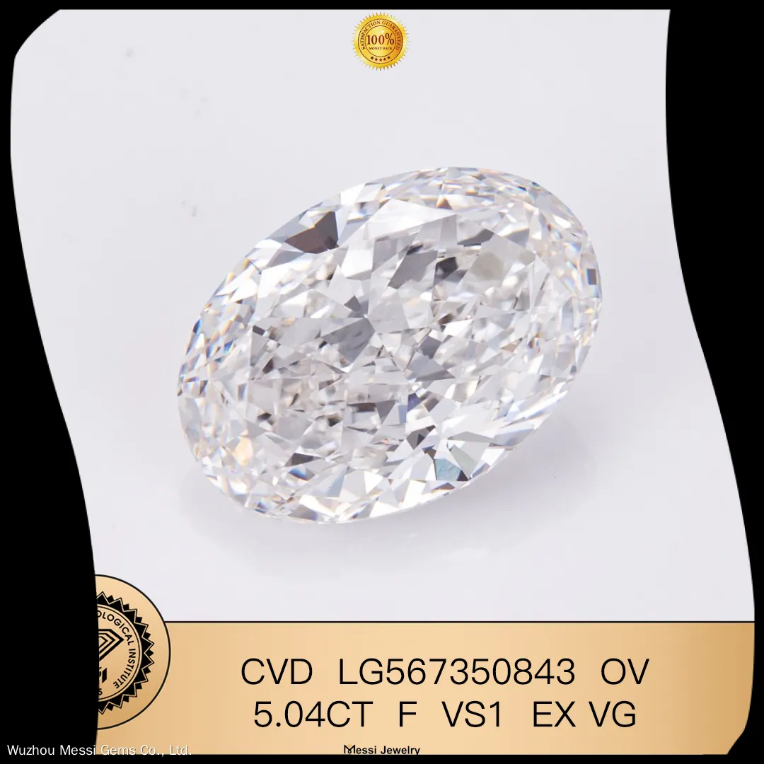 IGI Certified Oval Lab Diamond, Sizes from 0.3 to 20 Carats 1