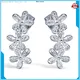 Moissanite Martini Stud Earrings - Lab Grown Diamond Fashion Jewelry 1