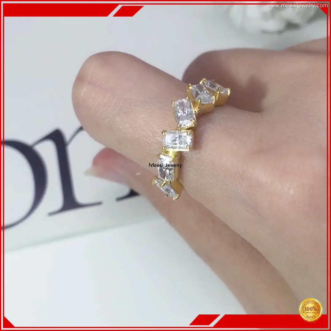 Customizable Moissanite Silver Jewelry by Messi Jewelry 1