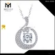 Messi Jewelry 18k Gold Moissanite Circle Colgante 1