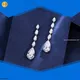 Custom 18K White Gold Earrings with Lab Diamonds 1