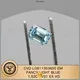 Lab Grown 1.53CT Light Blue Emerald Diamond 1