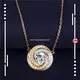 Custom 18k Gold Moissanite Necklace - High-Tech Jewelry 1