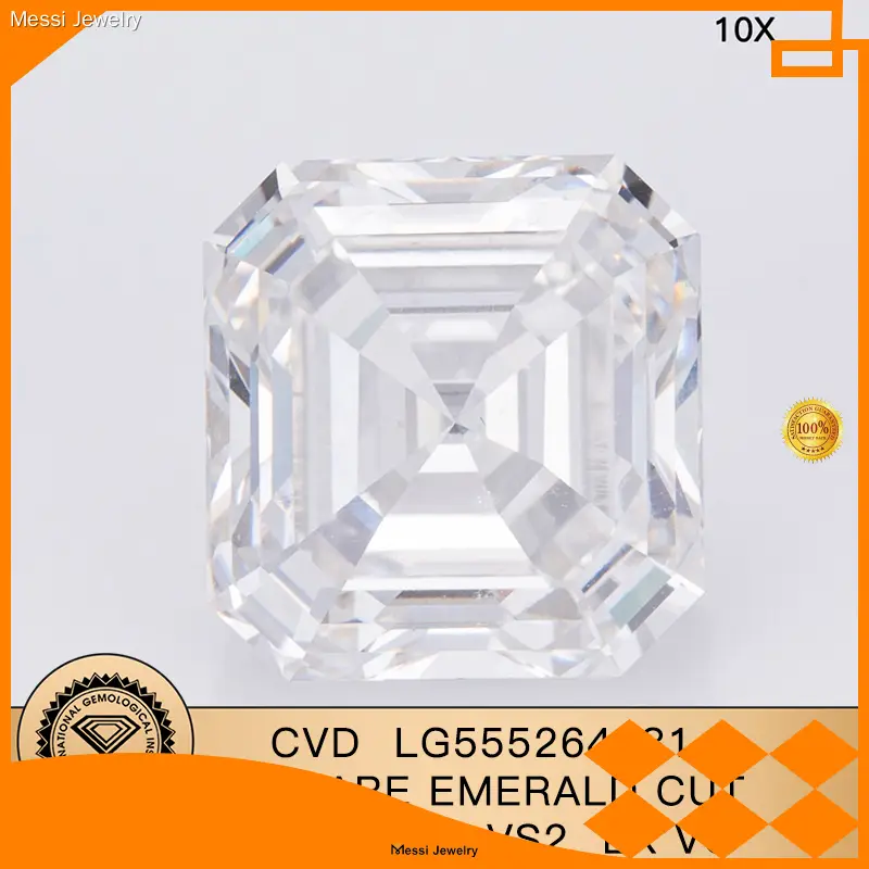 6.02CT Square Emerald Lab Diamond - Authenticity Guaranteed 1