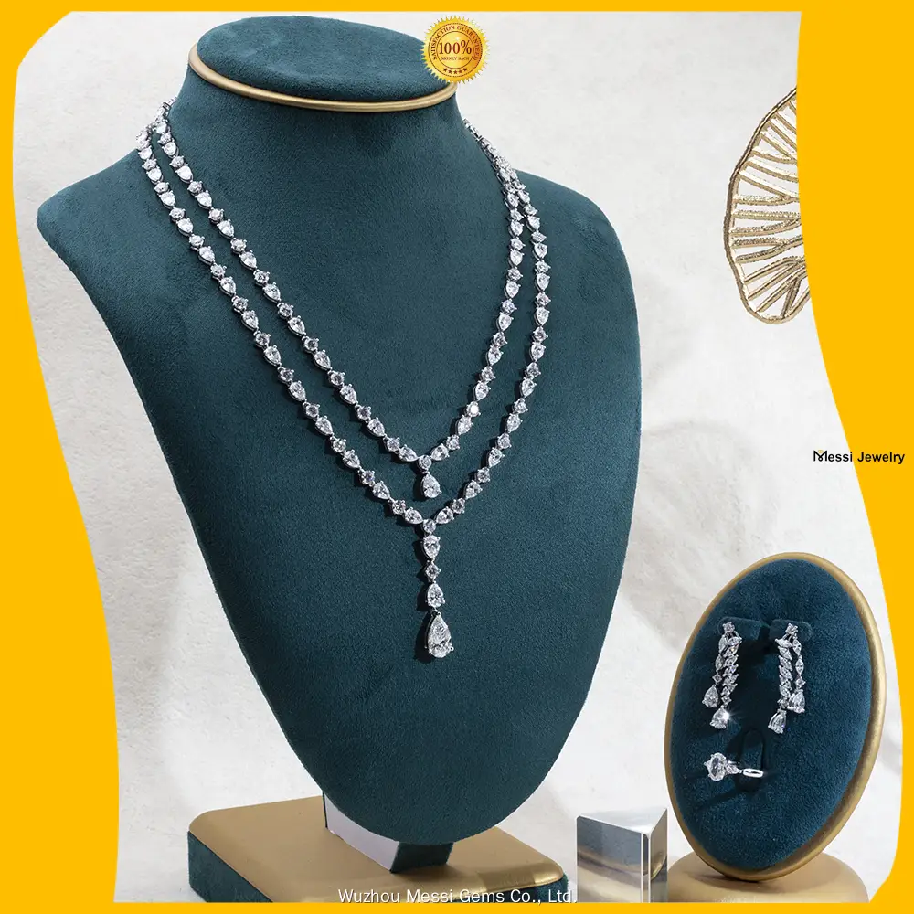 Customize Lab Diamond Tennis Set - Messi Jewelry 1