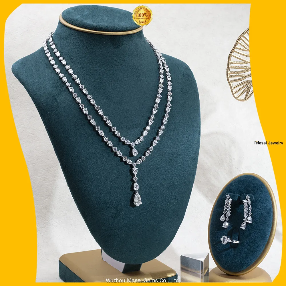 Customize Lab Diamond Tennis Set - Messi Jewelry 1