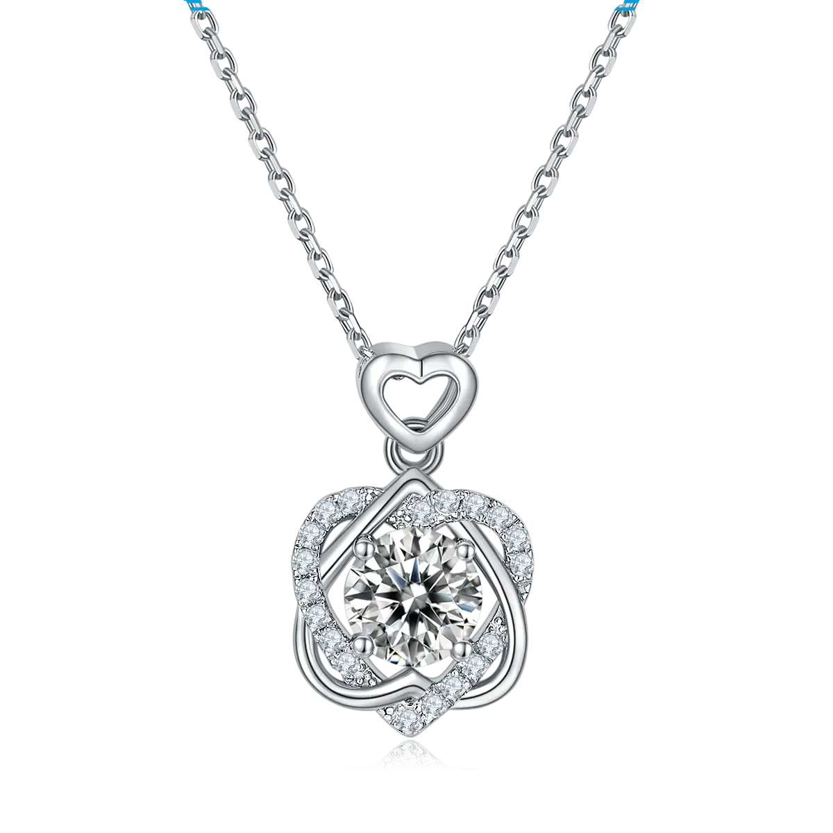 Messi Jewelry 925 Silver Moissanite Tennis Chain 1