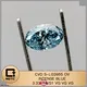 Lab Diamond Oval INTENSE BLUE 3.33CT VS1 CVD S-LG3955 - IGI Certified
 1