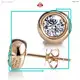 14K Moissanite Earrings - High Quality Rose Gold Jewelry 1