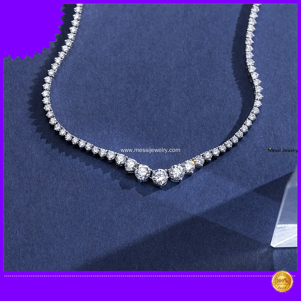 Custom Lab Diamond Tennis Bracelet - Messi Jewelry 1