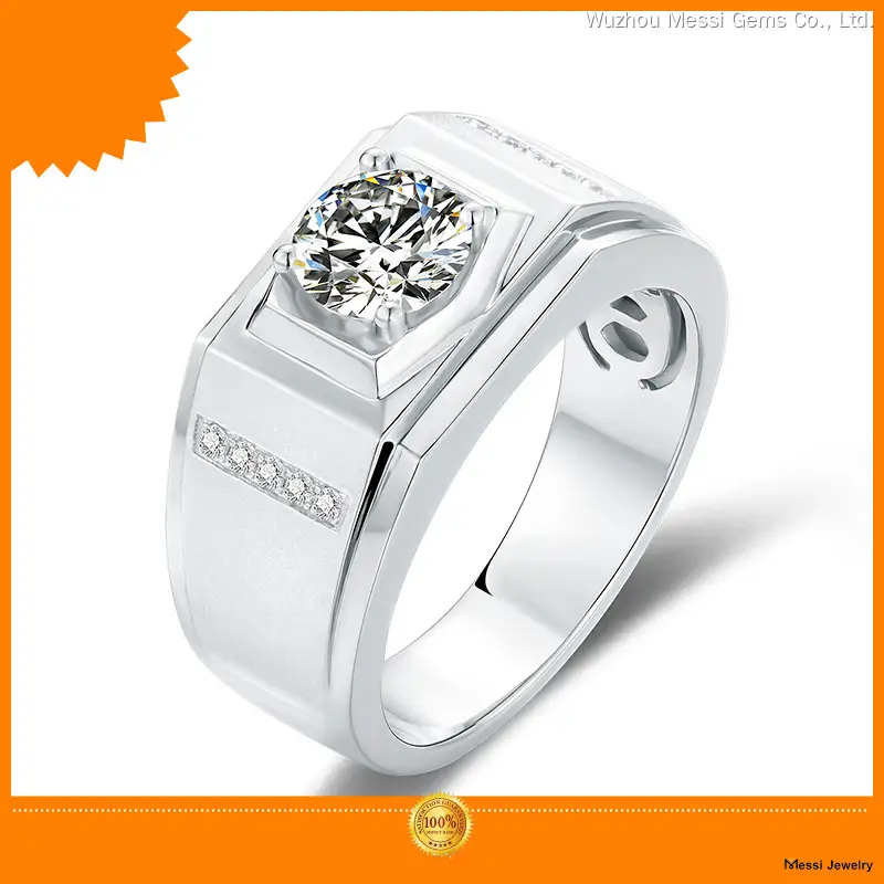 Moissanite Band with GRA Certificate 1