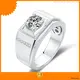 Moissanite Band с сертификатом GRA 1