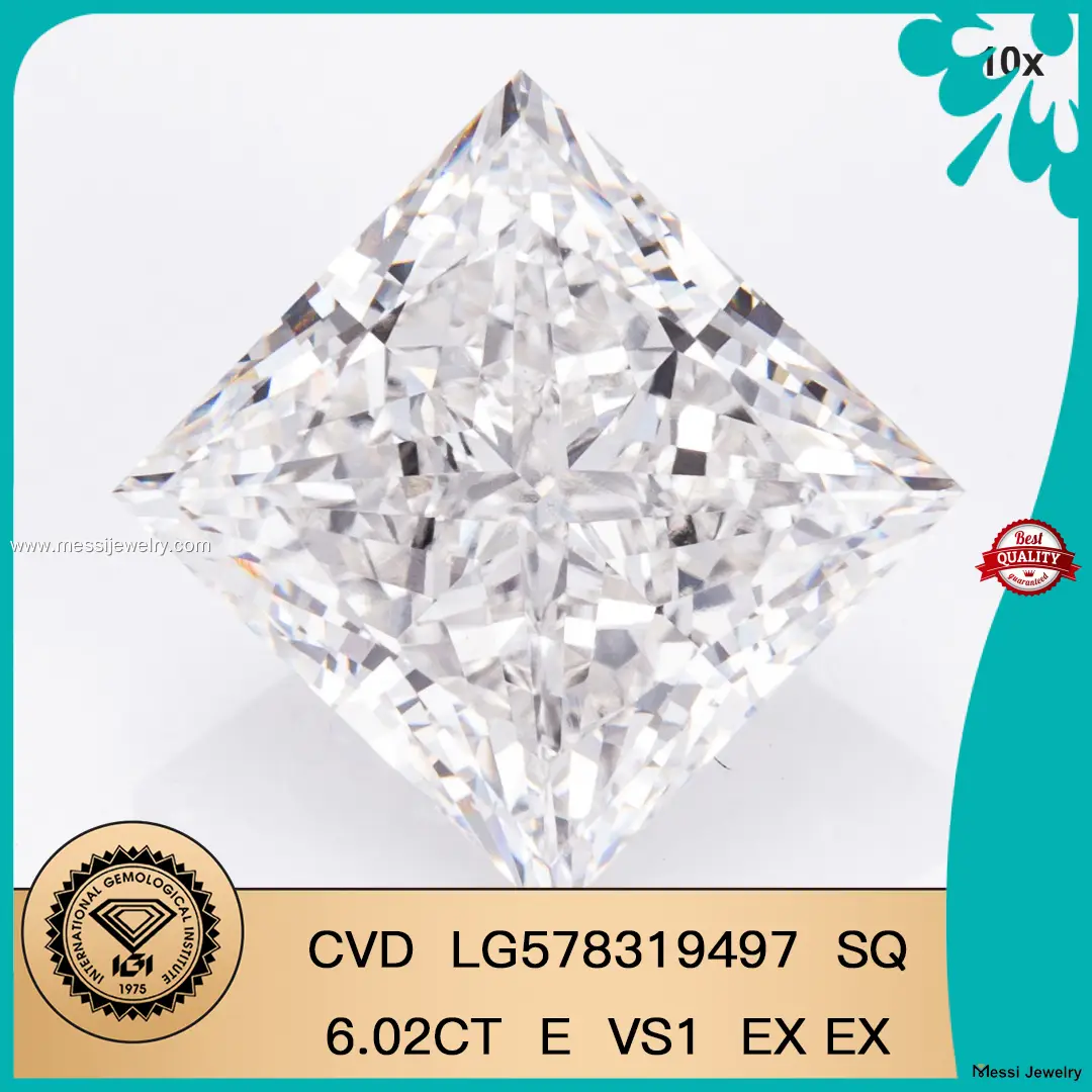 5 Carat Lab Grown Diamonds - IGI Certified! Visit Our Factory in Guang Zhou 1