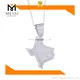 925 Silver Hiphop Zirconia Necklace - Top-quality Messi Jewelry 1