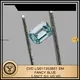 Lab Diamond Emerald Cut - 1.55CT FANCY BLUE SI1 - IGI Certified 1