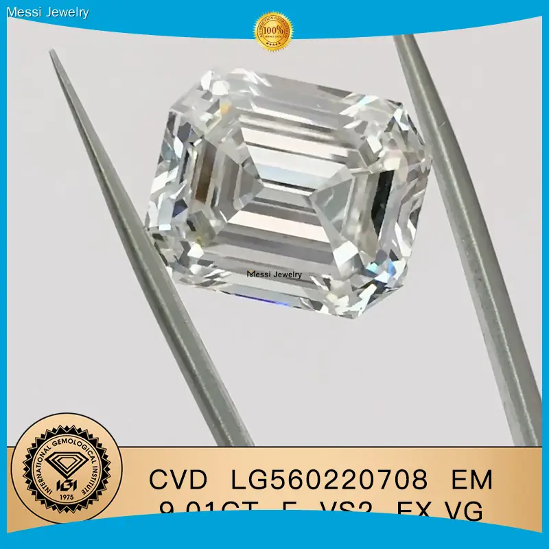 9.01CT Emerald Lab Grown Diamond - IGI Certified - Perfect for Custom Jewelry 1