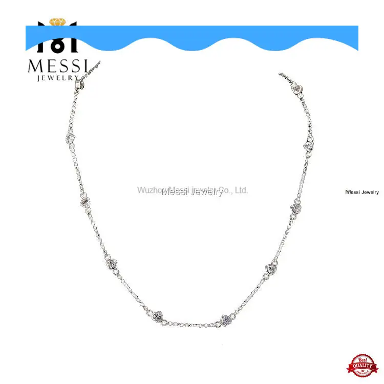 14k/18k Gold Moissanite Pendant Necklace - Crafted with Precision 1