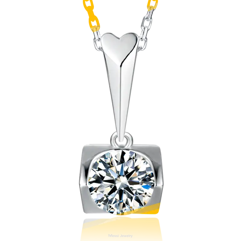 Moissanite Tennis Chain with GRA Certificate 1