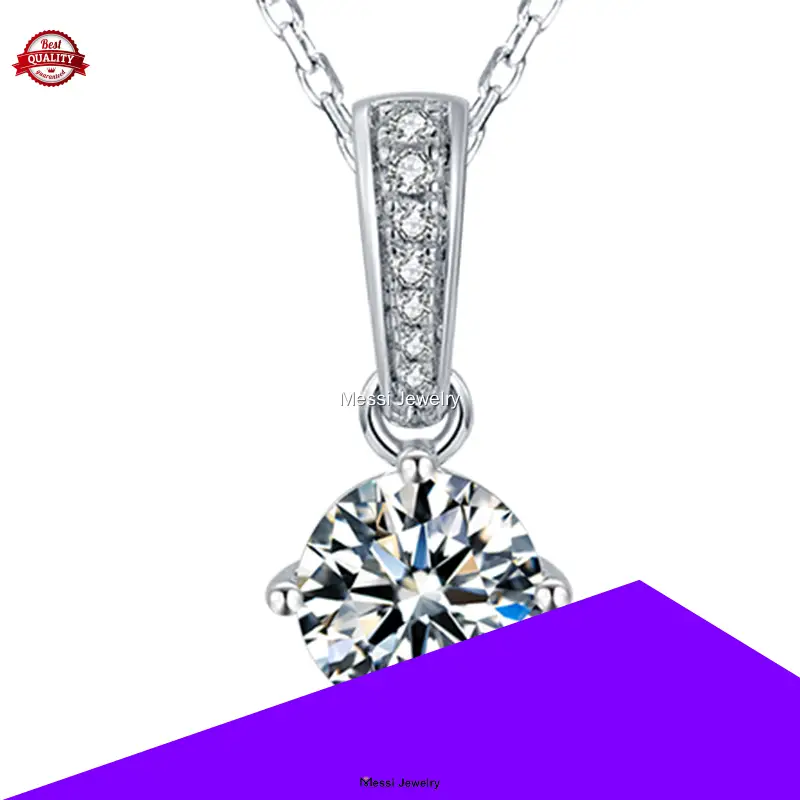 925 Sterling Silver Moissanite Tennis Chain with GRA Certificate 1
