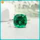 14K Best Emerald Ring - Customizable Specifications - Messi Jewelry 1
