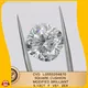 3CT F VS1 Lab Diamond Square Cushion Ring 1