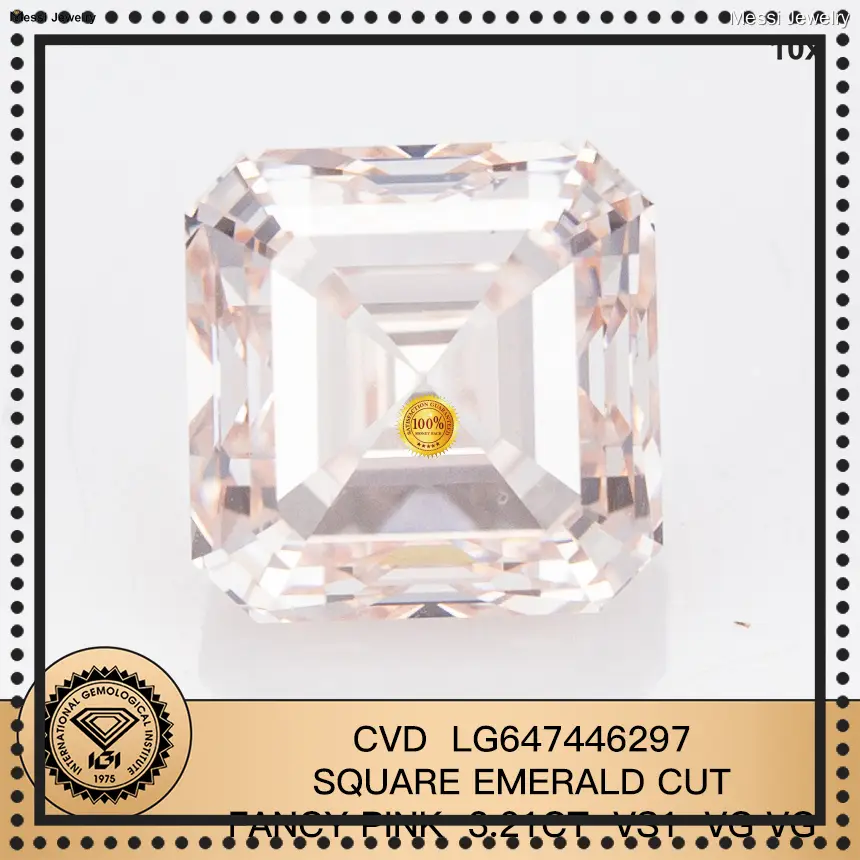3.21CT Square Emerald Lab Grown Diamond with IGI Certificate 1