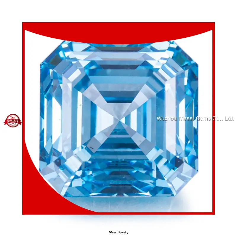 Lab Grown Asscher Cut Diamond - VS Loose Blue CVD Created 1
