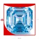 Lab Grown Asscher Cut Diamond - VS Loose Blue CVD Created 1