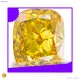 Messi Lab Grown Diamond 2ct Fancy Vivid Yellow Cushion Cust 1