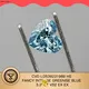 Heart Shape Fancy Intense Blue Diamond 3.26CT VS2 - IGI Certified 1