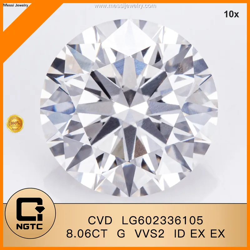 5ct Lab Diamond - IGI Certified, Perfect Symmetry & Cut 1