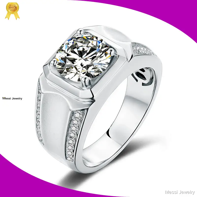 Men's Moissanite Ring with GRA Certificate 1